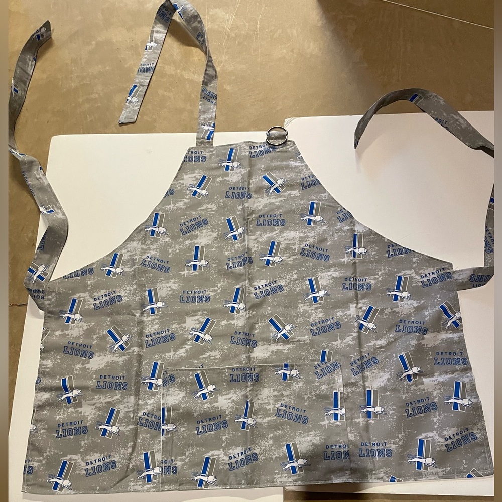 Detroit Lions Barbeque Apron